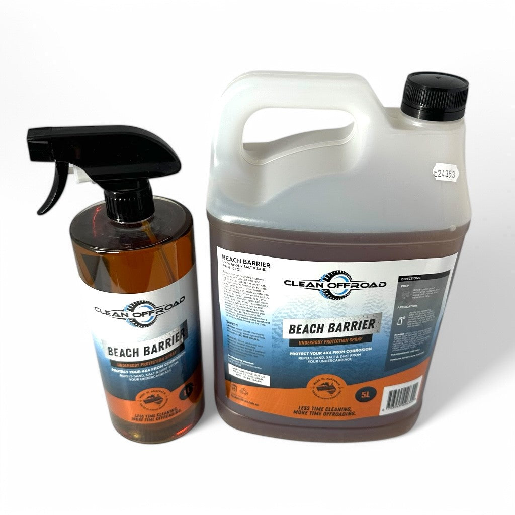 Beach Barrier 5L: Underbody rust protection 4wd truck caravan