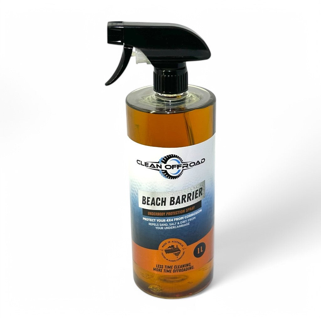 Beach Barrier underbody protectant spray for 4WDs – prevents rust and corrosion from salt, sand, mud, and dirt
