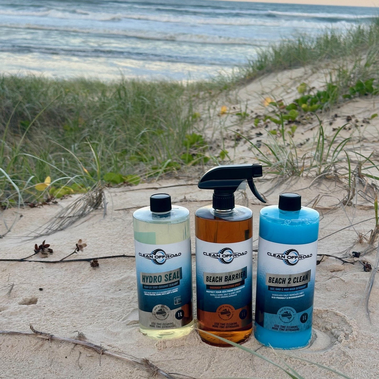 Essential Offroad Trio: Beach 2 Clean Beach Barrier and Hydro Seal