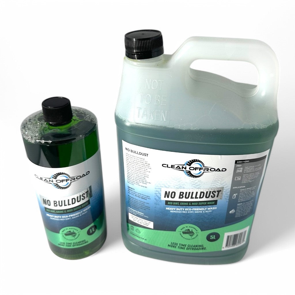 5L No Bulldust: Red Dirt & Mud Wash Solutions