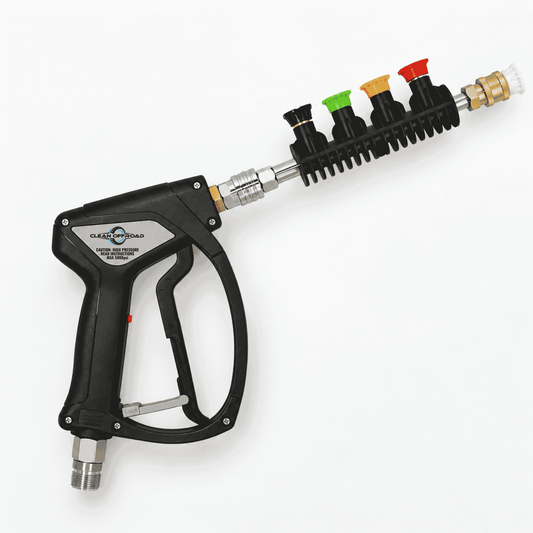 Short Gun with quick connect nozzles and swivel for pressure washer