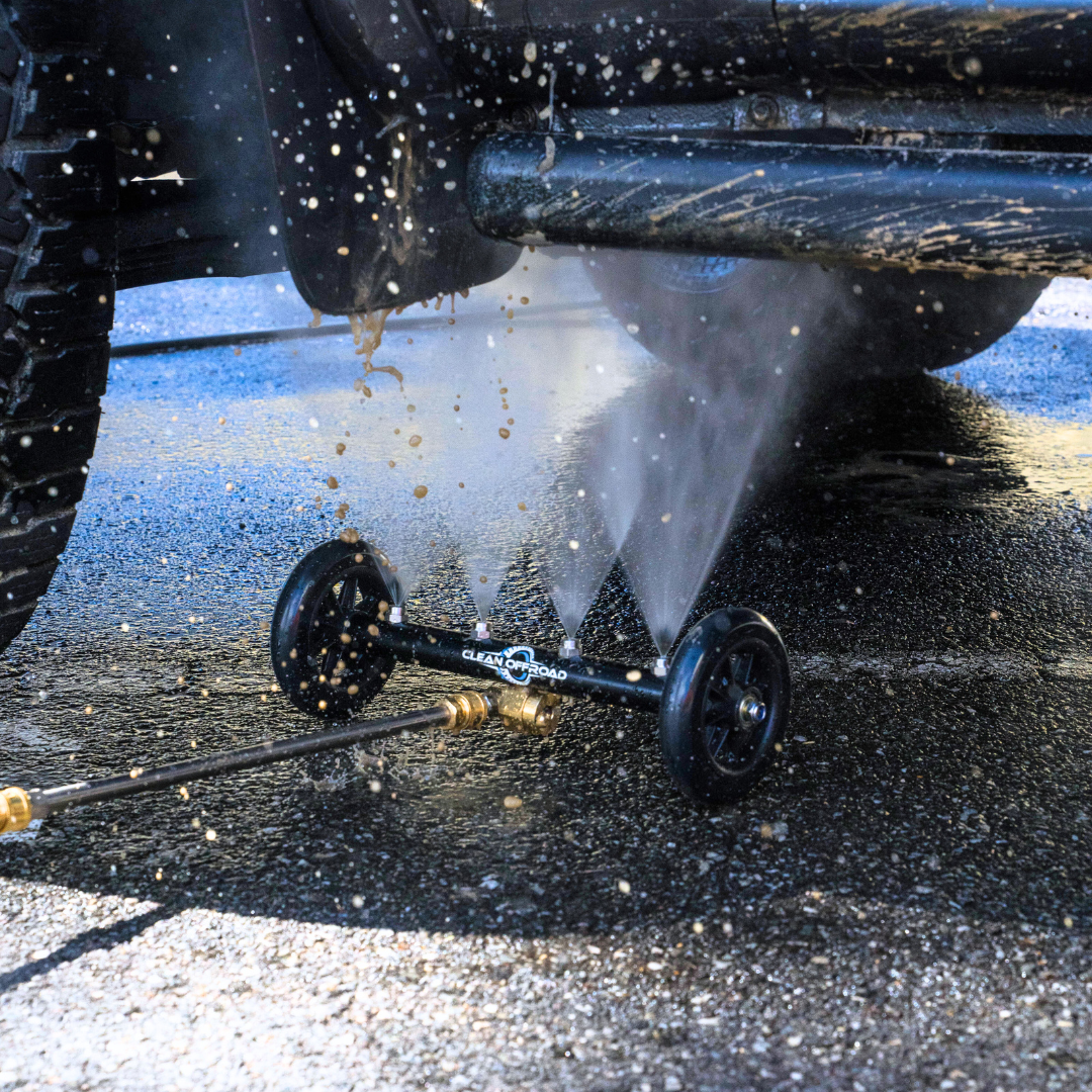 Underbody Cleaner: Clean undercarriage of car, 4wd, boat or caravan