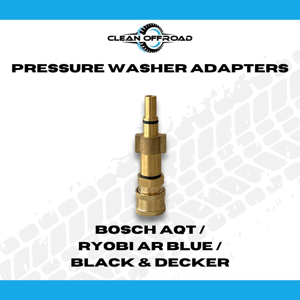 pressure washer adapter to suit bosch aqt ryobi black and decker