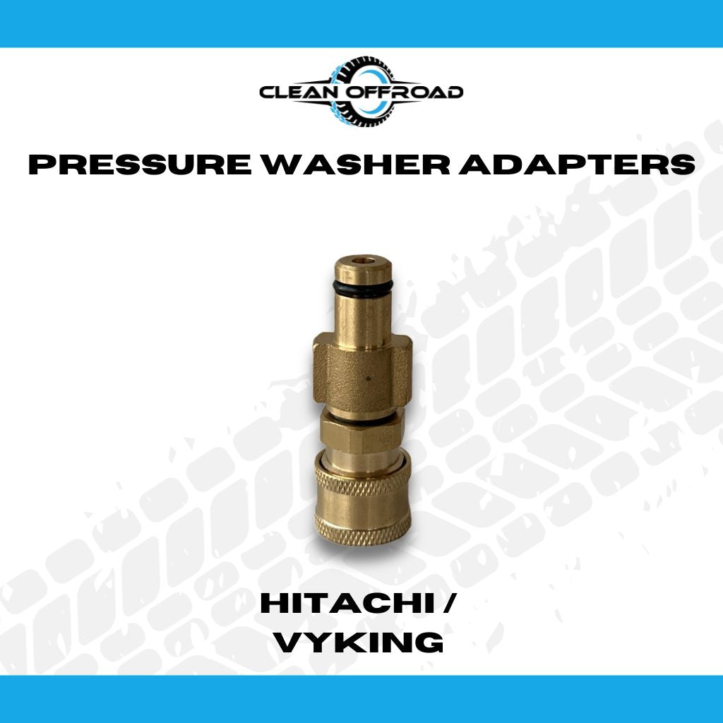 Pressure washer adapter to suit hitachi