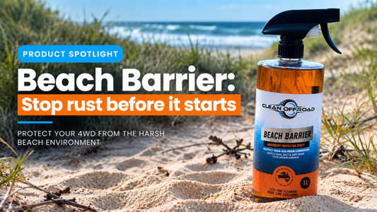 Clean Offroad Beach Barrier rust protection spray for 4WDs
