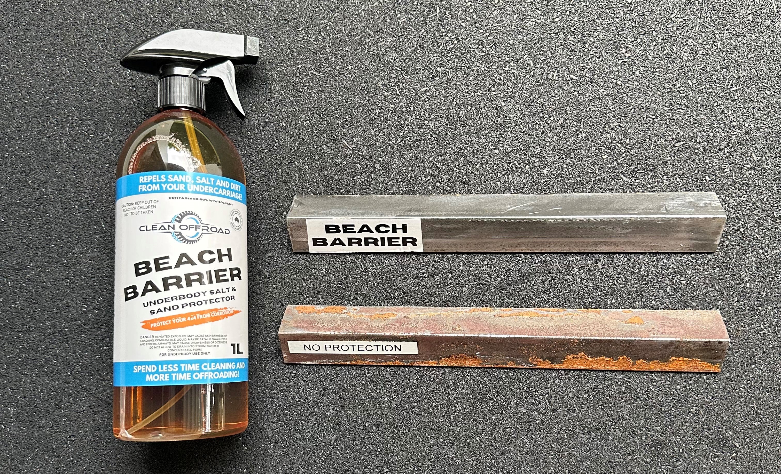 No Protect Beach Barrier vs No Protection – Clean Offroad