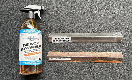Beach Barrier vs no protection 7 day experiment