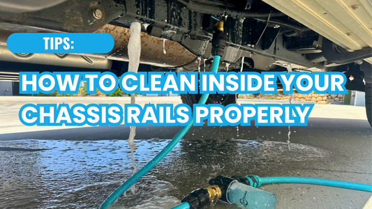 How to flush your chassis rails