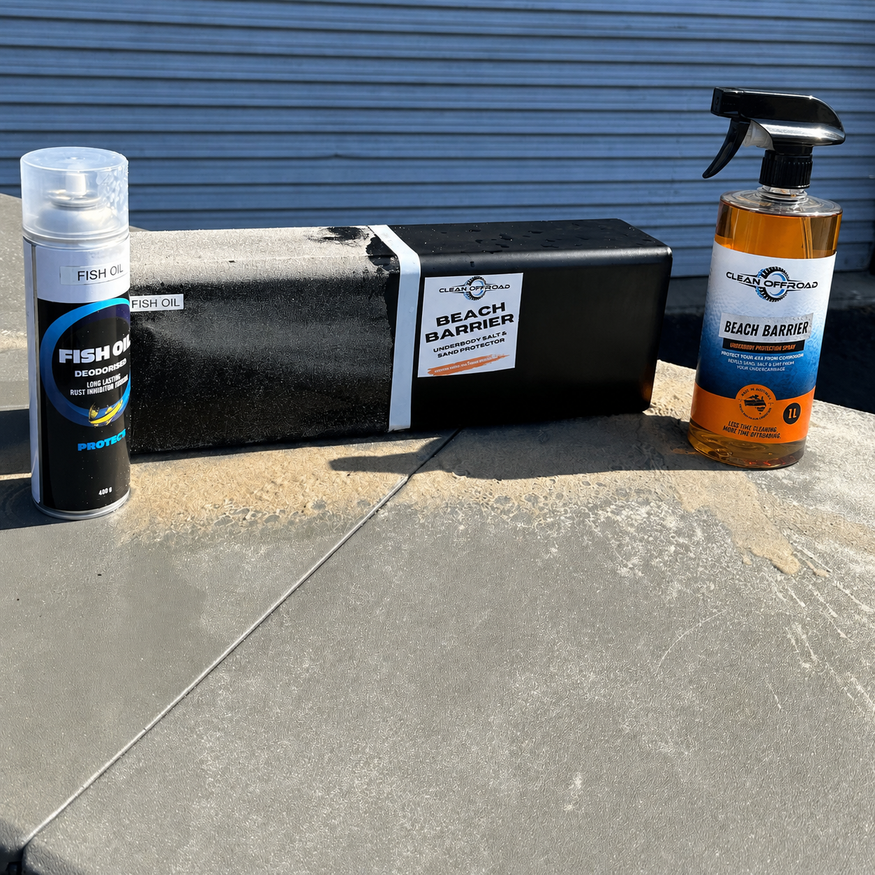 Beach Barrier non stick rust prevention vs fish oil