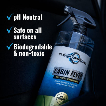 Cabin Fever Biodegradable non toxic ph neutral interior cleaner