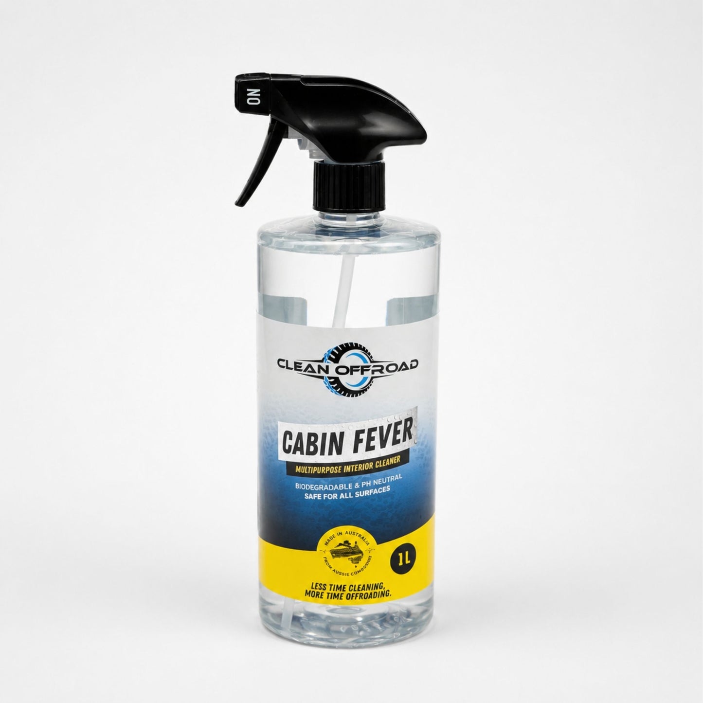 Bottle of Cabin Fever pH nutral interior cleaner for vehicles and caravans