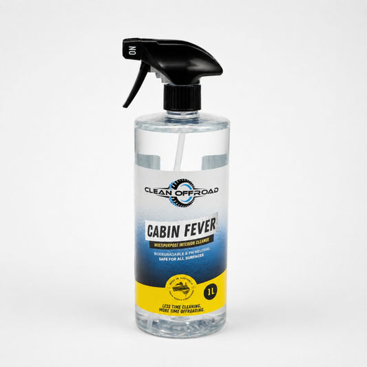 Bottle of Cabin Fever pH nutral interior cleaner for vehicles and caravans