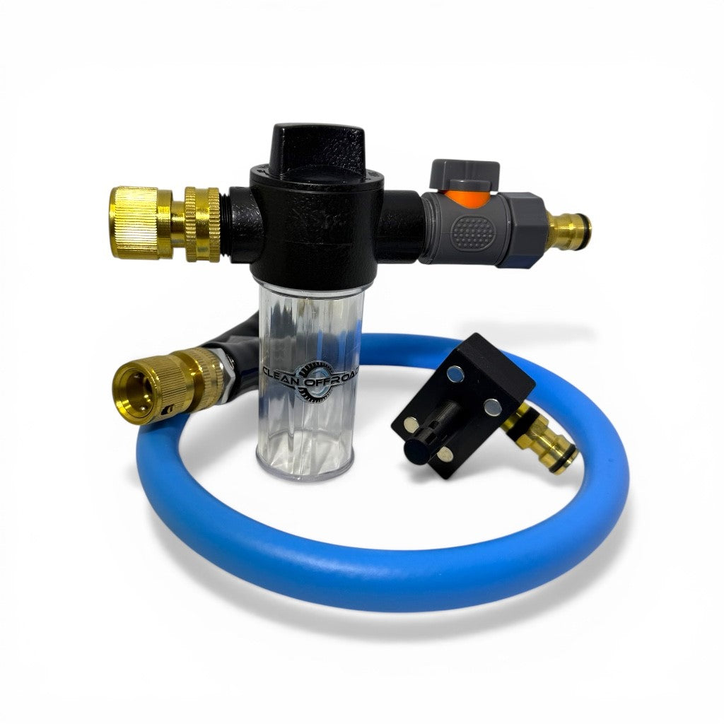 Chassis flush kit with quality brass fittings