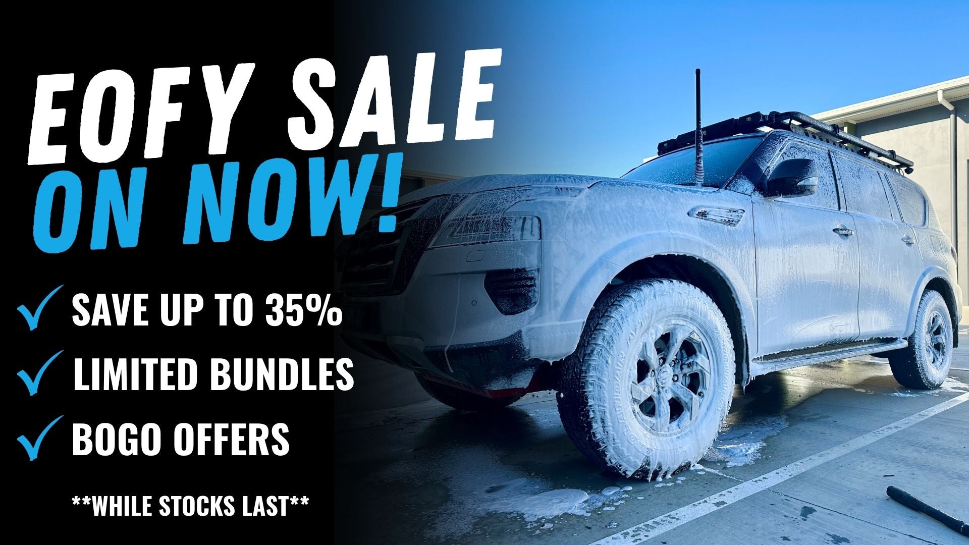 Save up to 35% EOFY Sale Clean Offroad