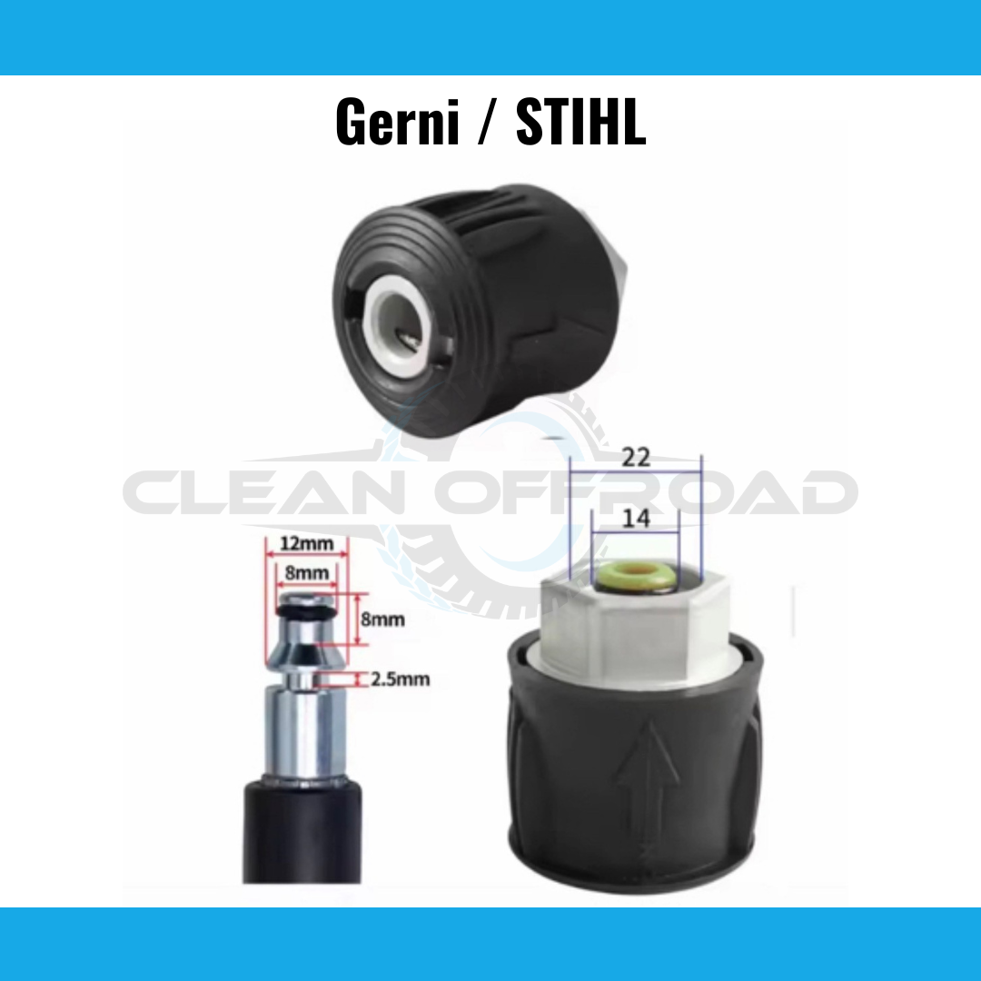 Universal Short Gun Upgrade Kit with Quick Connect Nozzles