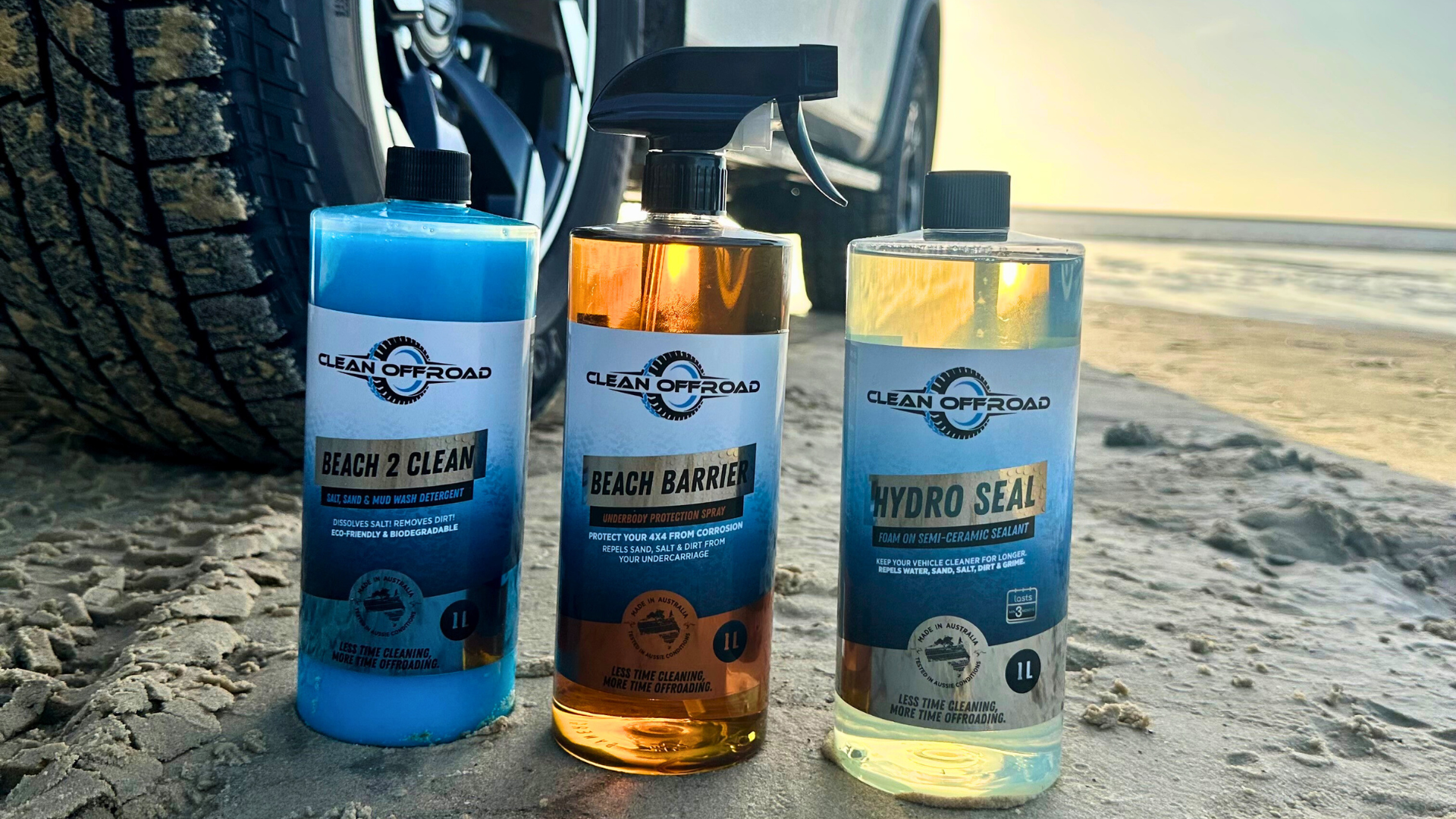 Offroad Trio to protection from rust and corrosion on the beach