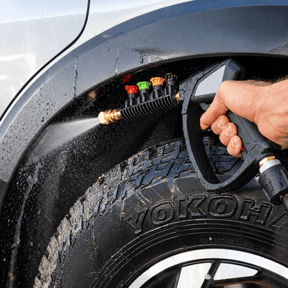 Short Gun Upgrade for Pressure Washer for improved performance and access
