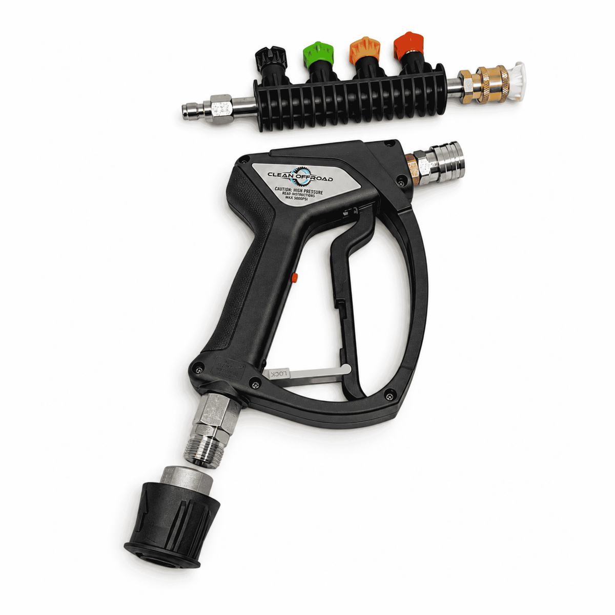 Short Gun for pressure washer with adapter