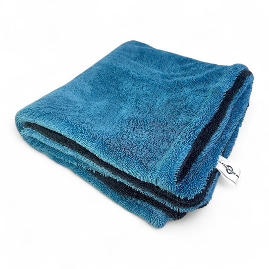 Titan Towel neatly folded, showing plush 1200gsm microfiber for maximum absorbency