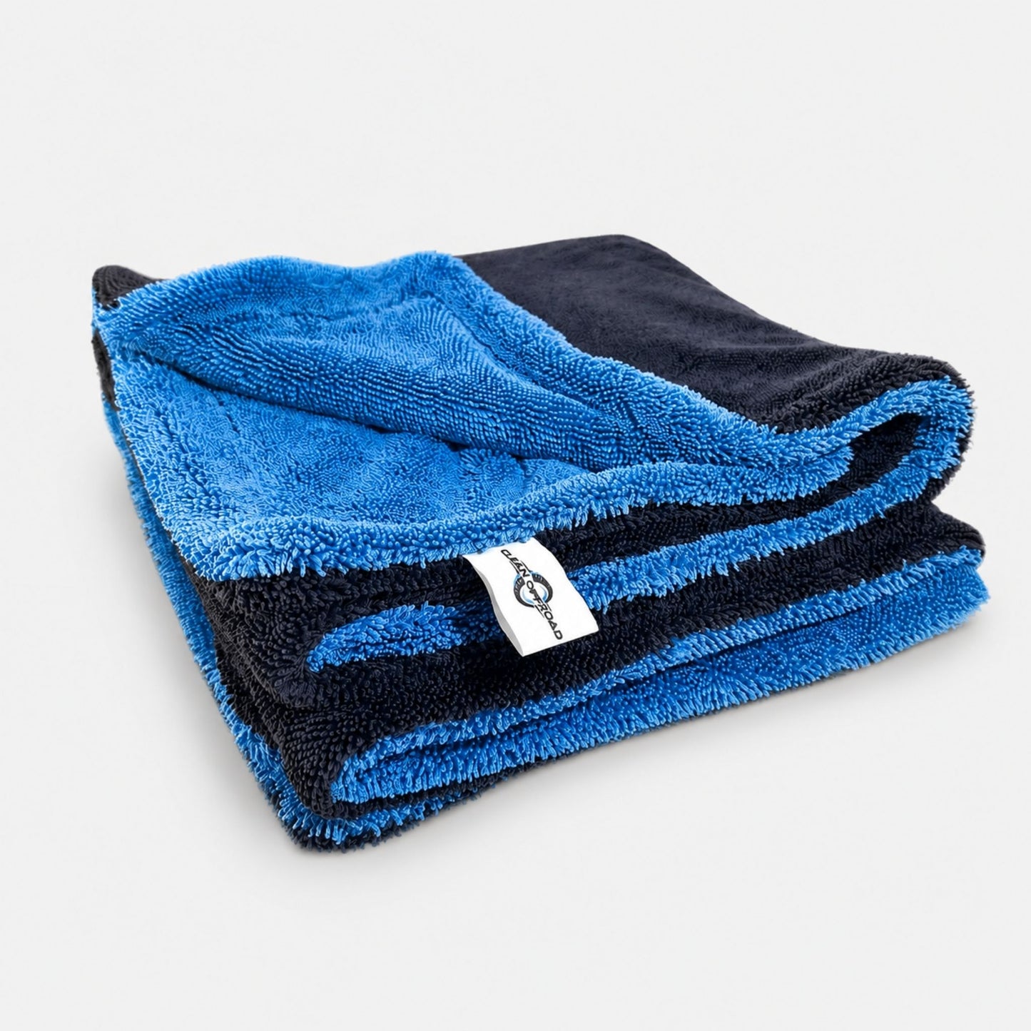 Titan Towel neatly folded, showing plush 1200gsm microfiber for maximum absorbency