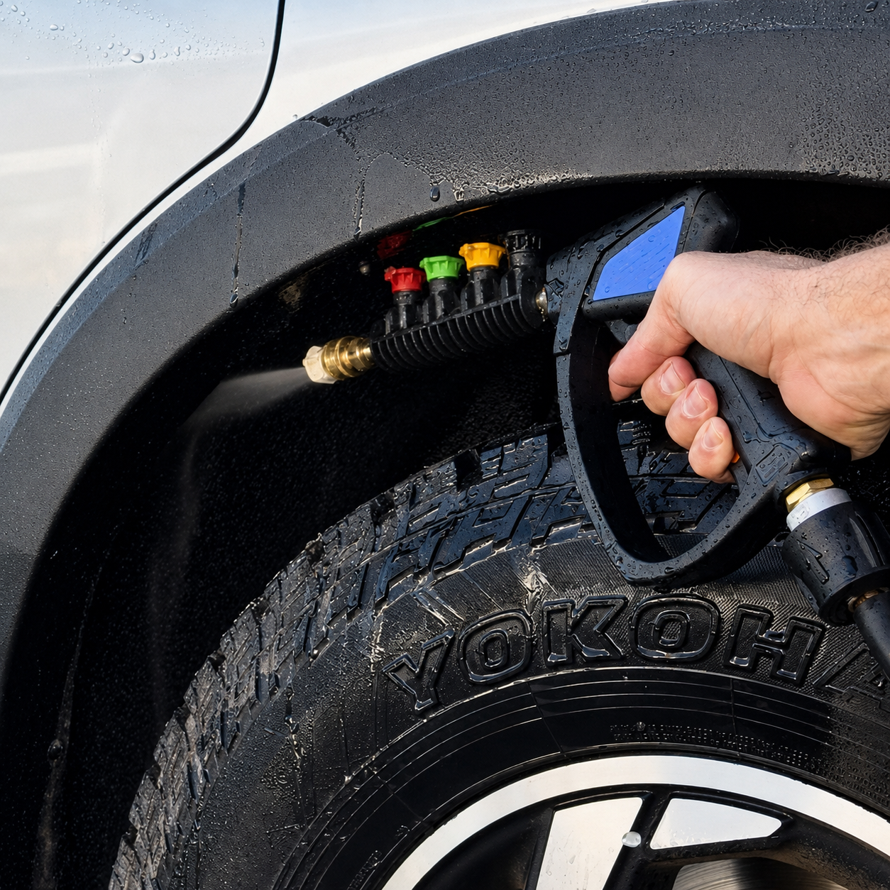 Short Gun Upgrade for Pressure Washer for improved performance and access