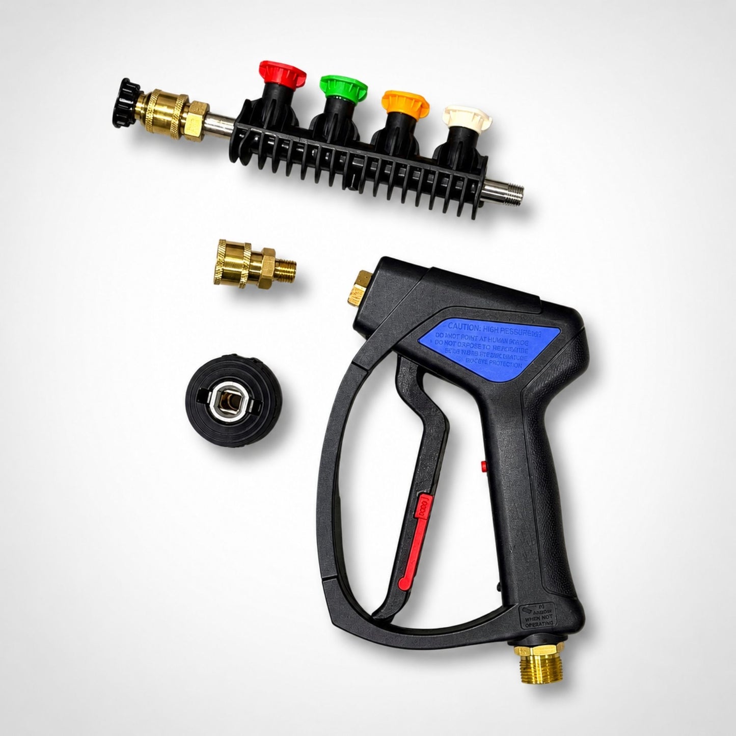 Modular Short Gun for pressure washer with adapter 